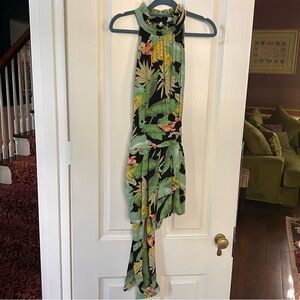 Tropical Halter romper Nicole miller R131